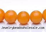 CYJ09 16 inches 4mm round yellow jade gemstone beads Wholesale