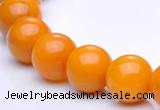 CYJ12 16 inches 10mm round yellow jade gemstone beads Wholesale