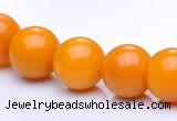 CYJ14 16 inches 12mm round yellow jade gemstone beads Wholesale