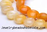 CYJ37 16 inch 12*12mm heart yellow jade gemstone beads Wholesale