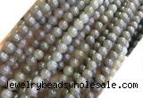 CYJ660 15 inches 4mm round dyed yellow jade beads wholesale