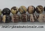 CZJ251 15.5 inches 10mm round zebra jasper beads wholesale