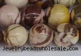 CZJ274 15.5 inches 12mm round zebra jasper beads wholesale