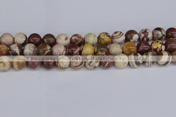 CZJ274 15.5 inches 12mm round zebra jasper beads wholesale