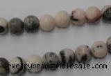 CZJ402 15.5 inches 8mm round pink zebra jasper beads wholesale