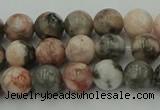 CZJ551 15.5 inches 6mm round pink zebra jasper beads wholesale