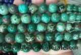 DEBS10 15 inches 12mm round sea sediment Jasper beads wholesale