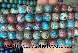 DEBS15 15 inches 12mm round sea sediment Jasper beads wholesale