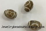 DZI301 10*14mm drum tibetan agate dzi beads wholesale