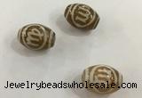 DZI304 10*14mm drum tibetan agate dzi beads wholesale