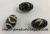 DZI359 10*14mm drum tibetan agate dzi beads wholesale