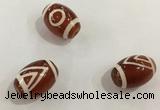 DZI365 10*14mm drum tibetan agate dzi beads wholesale