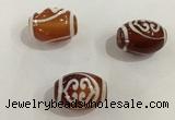 DZI367 10*14mm drum tibetan agate dzi beads wholesale