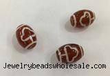 DZI391 10*14mm drum tibetan agate dzi beads wholesale