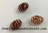 DZI398 10*14mm drum tibetan agate dzi beads wholesale