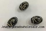 DZI408 10*14mm drum tibetan agate dzi beads wholesale