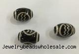 DZI413 10*14mm drum tibetan agate dzi beads wholesale