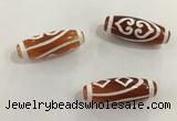 DZI423 10*28mm drum tibetan agate dzi beads wholesale