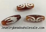 DZI424 10*28mm drum tibetan agate dzi beads wholesale