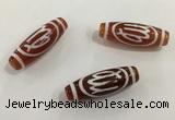 DZI437 10*30mm drum tibetan agate dzi beads wholesale