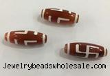 DZI445 10*30mm drum tibetan agate dzi beads wholesale