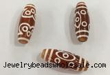 DZI449 10*30mm drum tibetan agate dzi beads wholesale