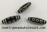 DZI471 10*30mm drum tibetan agate dzi beads wholesale