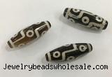 DZI475 10*30mm drum tibetan agate dzi beads wholesale