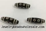 DZI485 10*30mm drum tibetan agate dzi beads wholesale