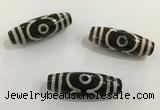 DZI487 10*30mm drum tibetan agate dzi beads wholesale