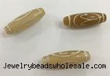 DZI503 10*30mm drum tibetan agate dzi beads wholesale