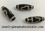 DZI510 10*30mm drum tibetan agate dzi beads wholesale