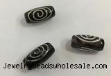 DZI526 10*20mm drum tibetan agate dzi beads wholesale