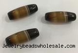 DZI530 10*28mm drum tibetan agate dzi beads wholesale