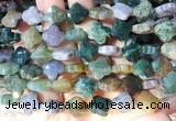 FGBS248 15 inches 13mm faceted 4 leaf clover indian agate beads wholesale