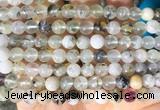 FLBS01 15 inches 6mm round feather fluorite beads wholesale