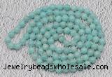 GMN103 Hand-knotted 6mm amazonite 108 beads mala necklaces