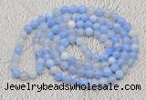 GMN411 Hand-knotted 8mm, 10mm banded agate 108 beads mala necklaces