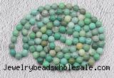 GMN439 Hand-knotted 8mm, 10mm grass agate 108 beads mala necklaces