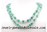 GMN8008 18 - 36 inches 8mm, 10mm green banded agate 54, 108 beads mala necklaces