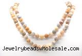 GMN8013 18 - 36 inches 8mm, 10mm yellow crazy lace agate 54, 108 beads mala necklaces