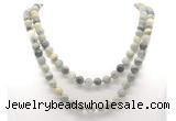 GMN8026 18 - 36 inches 8mm, 10mm seaweed quartz 54, 108 beads mala necklaces