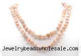 GMN8027 18 - 36 inches 8mm, 10mm sunstone 54, 108 beads mala necklaces