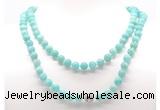 GMN8038 18 - 36 inches 8mm, 10mm amazonite 54, 108 beads mala necklaces