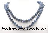 GMN8041 18 - 36 inches 8mm, 10mm dumortierite 54, 108 beads mala necklaces