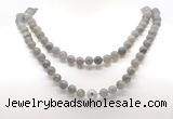 GMN8042 18 - 36 inches 8mm, 10mm labradorite 54, 108 beads mala necklaces