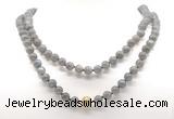 GMN8043 18 - 36 inches 8mm, 10mm grade A labradorite 54, 108 beads mala necklaces