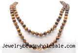 GMN8050 18 - 36 inches 8mm, 10mm grade AA yellow tiger eye 54, 108 beads mala necklaces