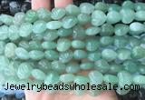 HGBS10 15 inches 12mm heart green aventurine gemstone beads wholesale