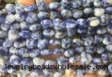 HGBS14 15 inches 12mm heart blue spot jasper gemstone beads wholesale